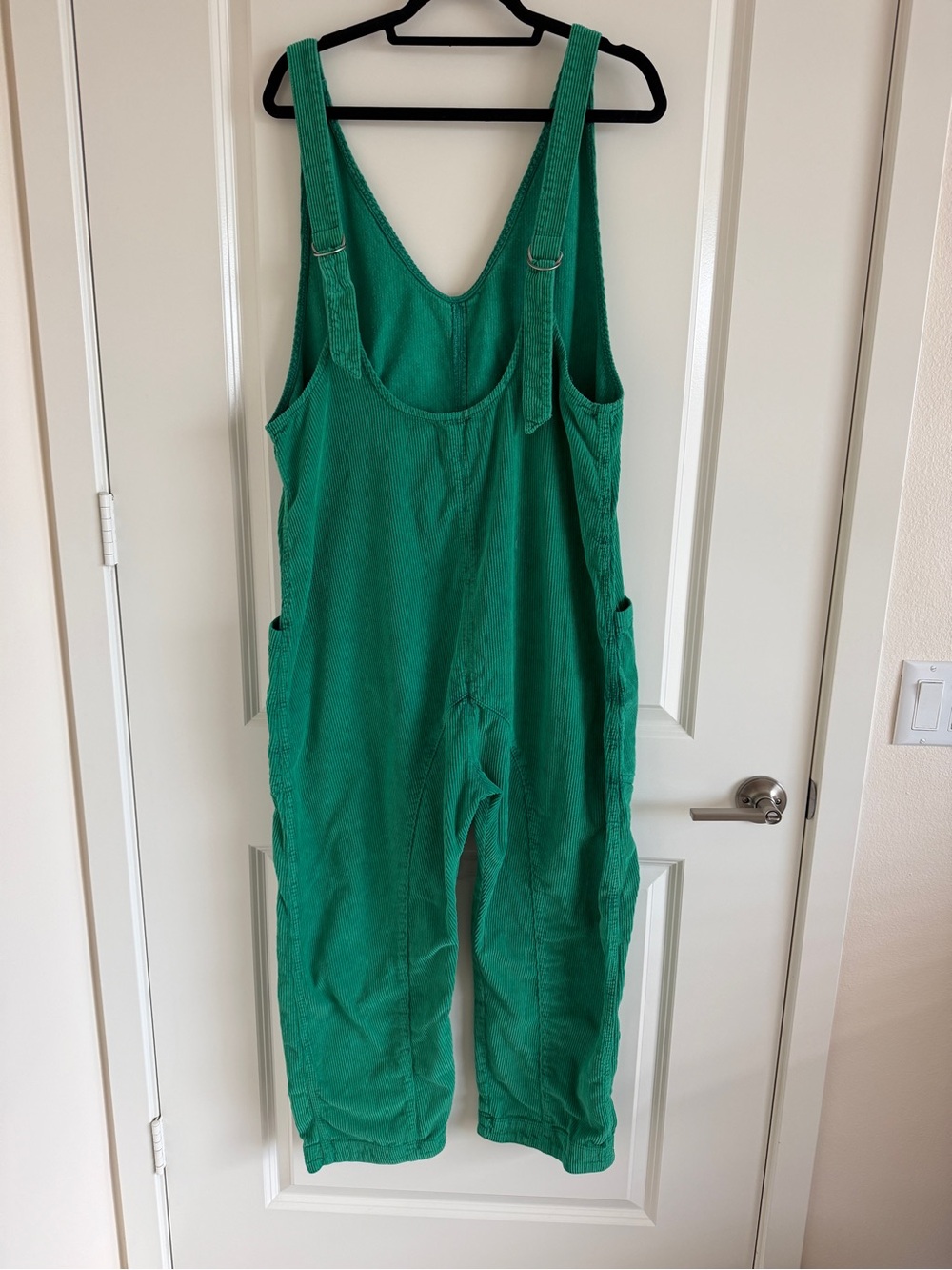 We The Free Emerald Green Corduroy Jumpsuit - Picture 2 of 4